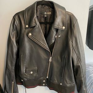 7 For All Mankind Leather Jacket